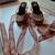 Women's Beaded, LaceTie, Wedge Heels Size 6, Weddings, Evenings, Fancy shoes or  9 thumbnail
