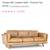 Article Timber 90” Leather Sofa – Charme Tan 7 thumbnail