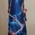 Vintage Mamky Blue Floral 57" Long One Size Fits Most Kimono 6 thumbnail