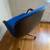 Steelcase #451 BLUE Office Chair – Charles Pollock Style Mid-Century 6 thumbnail
