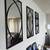 3 Metal Rectangular Mirrors 2 thumbnail