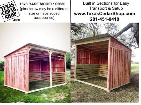 8x16 Run In / Loafing Shed 1