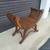 Regency Gondola Stool / Savonarola Roman Style Rattan Chair. 5 thumbnail