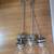 LOT of NICKEL Lights - Chandelier - Pedant Contemporary 4 thumbnail