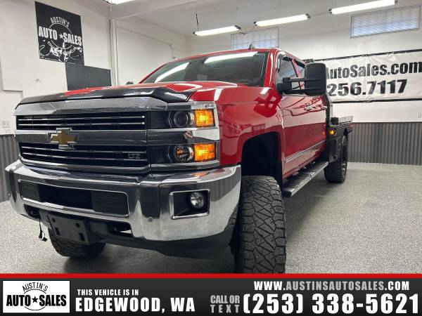 Chevrolet Silverado 3500HD LTZ Crew Cab elevado 2015 - $30.951 (Edgewood, WA)63442113004547121