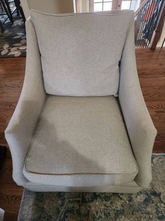 Swivel arm chairs  (2) 1