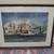 Large Framed Original Watercolor Sailboats Ocean Scene 1 thumbnail
