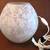 Round Frosted Floral Glass Accent 8.5" Lamp Light Table Night Stand 1 thumbnail