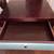 MOHOGANY 3 DRAWER NIGHT STAND WITH GLASS FACE TOP DRAWER 3 thumbnail