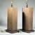 (2pc) Pair Tall Brown MCM Design Table Lamps 11 thumbnail