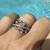5 Band cross over ring 2 thumbnail