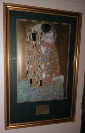 Gustav Klimt ,  "The Kiss" - $240 (New Orleans)634369637152031227