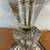 Mid Century Lamp /Light 5 Tiered Geometric Shapes Etched Glass 15 thumbnail