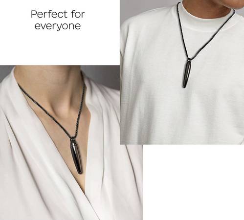 Urn Necklace for Ashes for Men and Women (Black) - $10 (louisville)63471303667075124