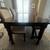 Crate & Barrel Dining Room Table, chairs and Bench. Dark Cherry Wood 8 thumbnail