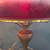 Edward Miller EM & Co. 698 Ruby Cranberry Etched Electric Lamp 10 thumbnail