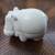 White Ceramic Hippo 5 thumbnail