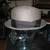 Beaver Brand Straw Fedora Milamete Size 7 Gray 1 thumbnail