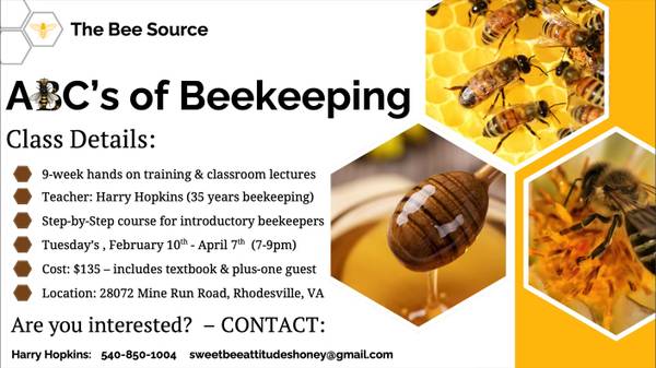 Beginner Beekeeping Class 1