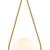 Modern Brass Glass Globe Pendant 1 thumbnail
