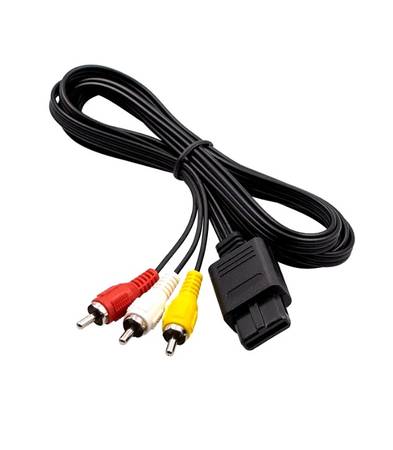 Nintendo 64 N64,Super Nintendo SNES ,Gamecube GC AV Cable Cord 1