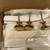 🔴 Cabinet knobs & Knob/Drawer backer plates, solid polished brass,new 1 thumbnail