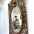 Vintage Antique Victorian Ornate Iron Brass Mirror 1 thumbnail