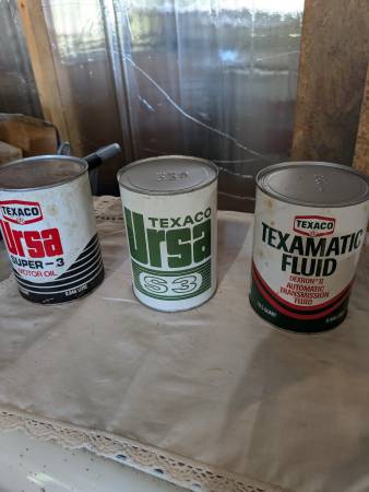 3 Full Quarts Texaco Engine Fluid Oil 1