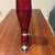Antique 1930’s Red Ruby Glass Lady’s Leg Cocktail Shaker 3 thumbnail
