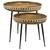Summer Sale..Wood/w Bone Inlay Nesting Tables was $650 now 2 thumbnail