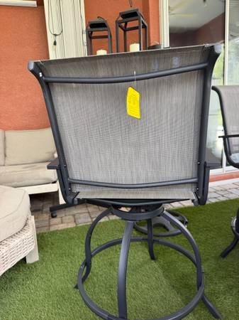 Outdoor bar stools 1