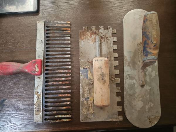 Stucco cement tools 1