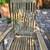 Set Of 2 Ventana Brand Teak Steamer Chairs With Footrests   Located in concord   6 thumbnail