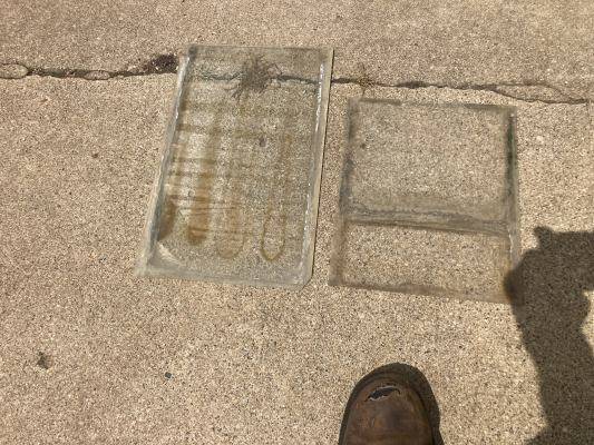 vintage window glass panels 1