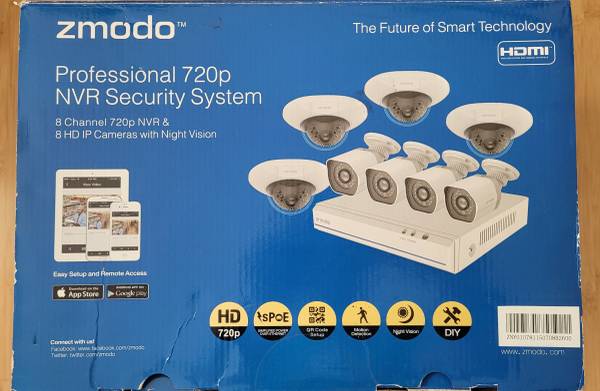 zmodo 8-Channel and 8-HD IP Camera NVR Security System 1