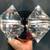Modern Crystal Wall Sconce Lighting Fixture (New) 1 thumbnail