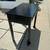Solid Wood Computer Work Desk Side Table Wheels Black Drawer 5 thumbnail