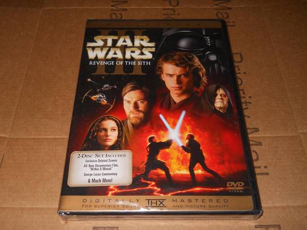 STAR WARS REVENGE OF THE SITH - 2 DVD Set In Excellent Condition 1