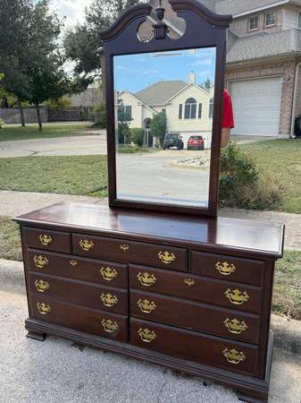 Dresser with mirror— GONE 1