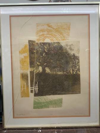 Art. Signed Print. R S Riddick 1