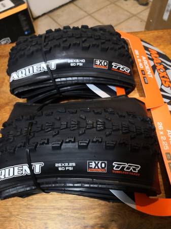 26" Maxxis Ardent Mountain Bike Tire, EXO TR 26x2.25 26x2.40 1