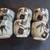 Ohori Soma Yaki Tokkuri Sake Bottle vintage six piece set 6 thumbnail