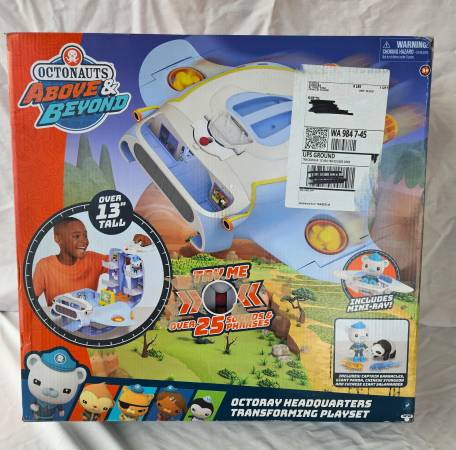 Octonauts Adventure Above and Beyond Octoray Transforming HQ Playset - $45 (Tacoma)63471422231553121