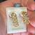 NEW - Piercing Pagoda 18k Gold Plated Hoop Earrings 8 thumbnail