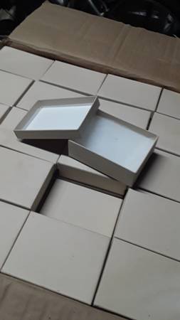 Oatmeal Cotton Filled Gift Box Jewelry Collectibles Packaging Box 1