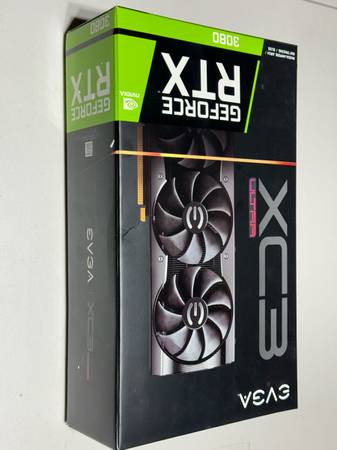 EVGA GeForce RTX 3080 XC3 ULTRA - $599 (Belmont)63438034413315122