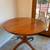 Solid wood dining table with built-in leaf 1 thumbnail