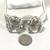 Vintage like new 1-1/4” solid sterling silver, thick hoop earrings 3 thumbnail