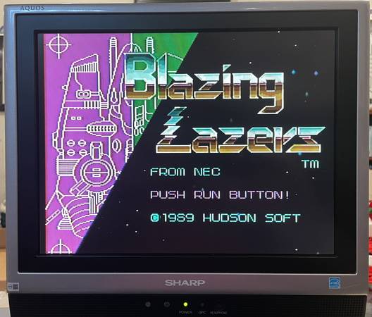 Vintage Video Game  Sharp Liquid Crystal 13" TV  4:3 aspect ratio 1