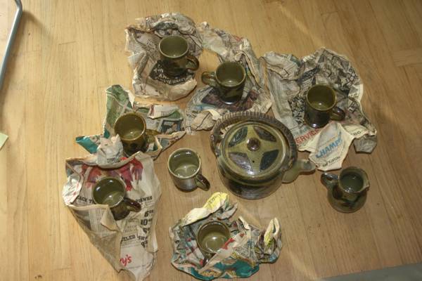 Otagiri Tea Set (7 mugs, teapot, creamer) 1